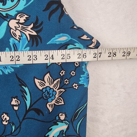 Ulla Popken Plus Size 20 22 Sweatshirts Teal Sequins Floral Oversize Top Casual - Picture 10 of 11